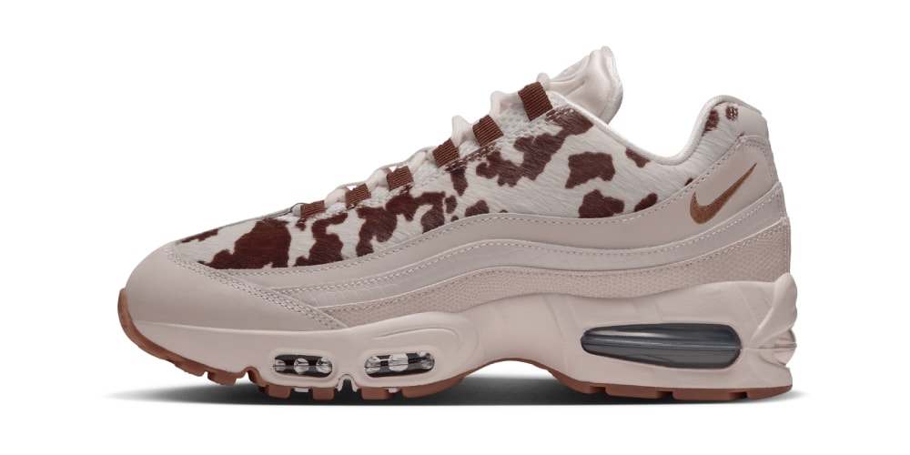 Nike Air Max 95 «Cow Print»: коровий рисунок сделали из настоящего ворса